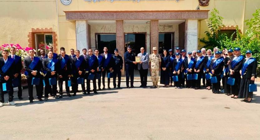 طلاب جامعة الإسكندرية يزورون قاعدة غرب الجوية للتعرف على قدرات القوات الجوية وتعزيز الوعي الوطني